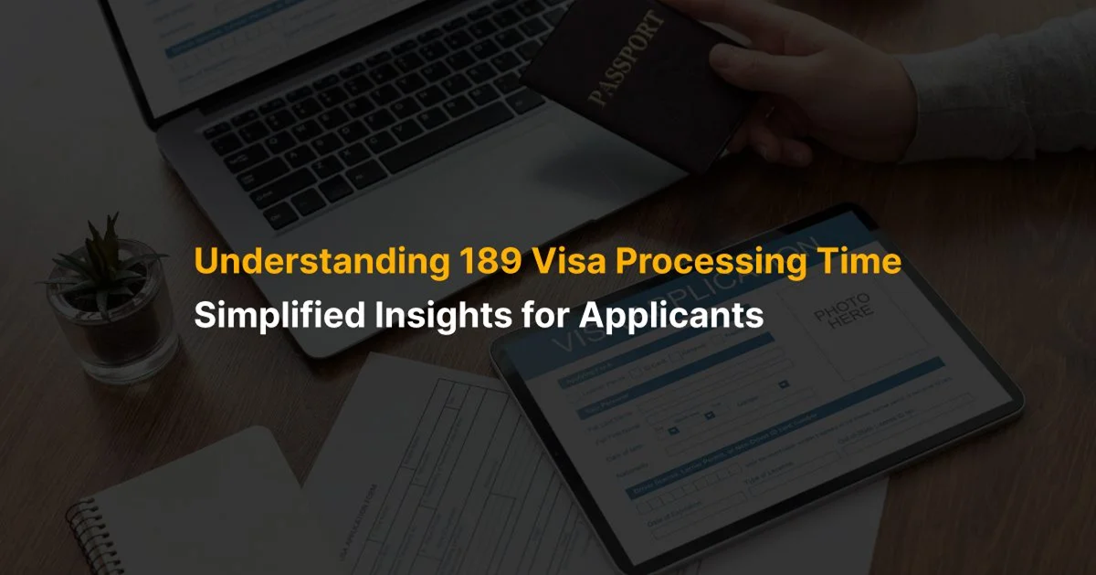 Australia Skilled Independent Visa Subclass 189 application process showing immigration documents, permanent residency approval, skilled migration pathway, and visa processing timeline.